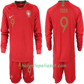 Jalkapallo Pelipaidat Portugali EDER 9 Lasten World Cup 2018 Kotipaita Pitkähihainen